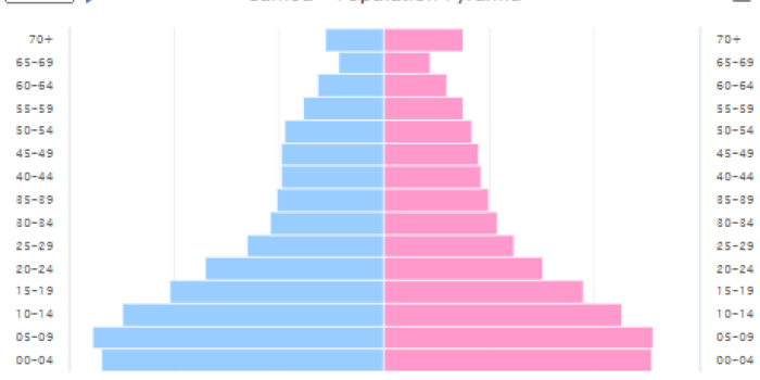 Samoa Population Pyramid